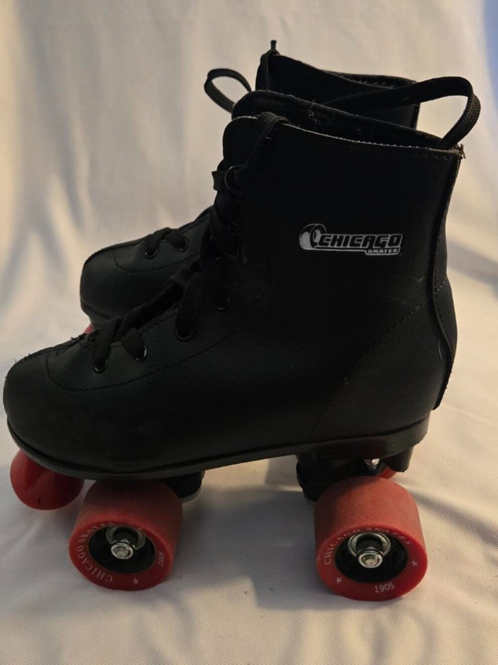 Chicago Boys Rink Roller Skate - Black Youth Quad Skates - Size 3